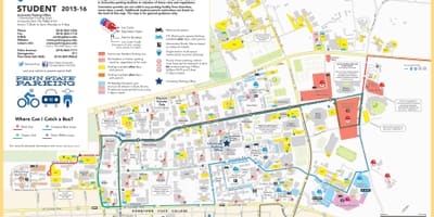 Карта на Детройт паркинг