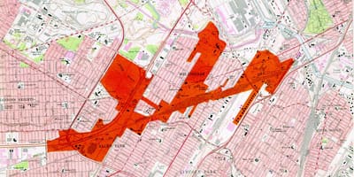 Карта на Детройт солна мина