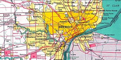 Картата На Детройт